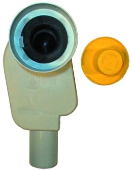 Waschtisch-Einbau-Siphon DN50 mit herausziehbarem Siphoneinsatz HL134.0/50
